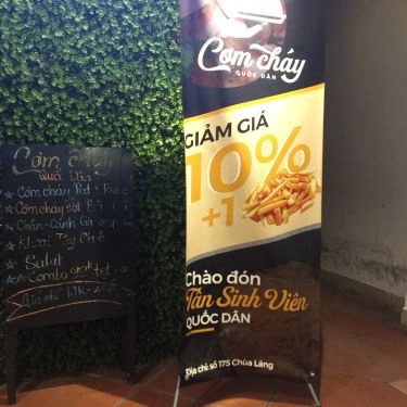 Thực đơn- Quán Ăn Cơm Cháy Quốc Dân - Cơm Cháy & Đồ Ăn Vặt