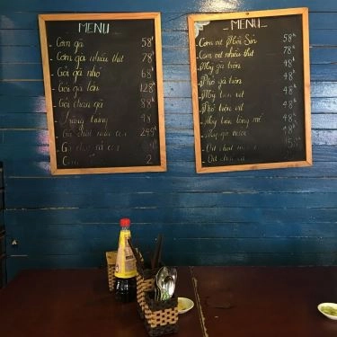 Thực đơn- Quán Ăn Cơm Gà Bà Buội Hội An - Bà Triệu