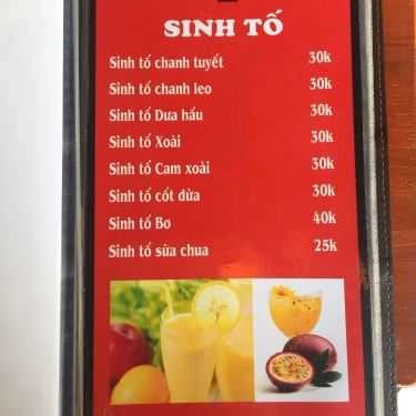 Thực đơn- Cơm Gà Bà Vân - Sun World Halong Park