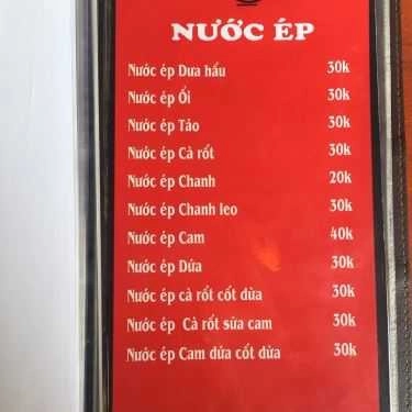 Thực đơn- Cơm Gà Bà Vân - Sun World Halong Park