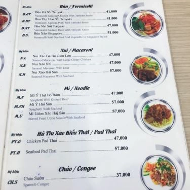 Thực đơn- Quán Ăn Cơm Gà Da Giòn - Hoàng Văn Thụ