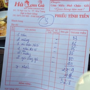 Tổng hợp- Quán Ăn Cơm Gà Hà