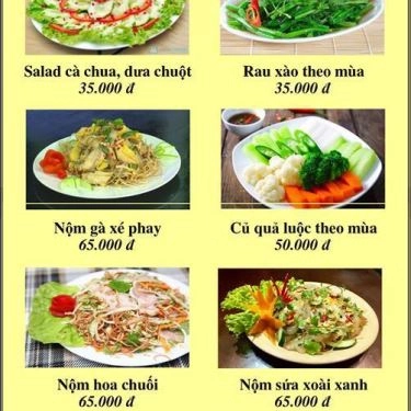 Thực đơn- Quán Ăn Cơm Gà Hải Nam - Bún Đậu Mơ