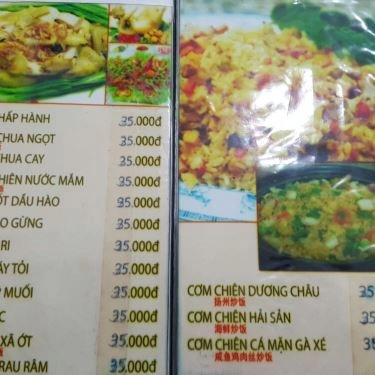 Thực đơn- Quán Ăn Quán Cơm Gà Hoàng Ký