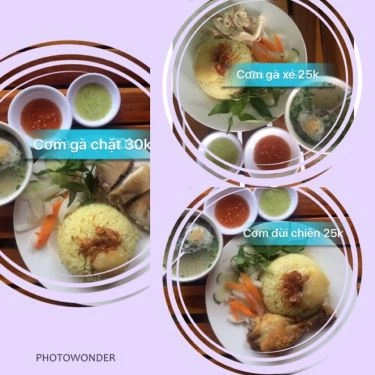 Thực đơn- Quán Ăn Cơm Gà Nha Trang