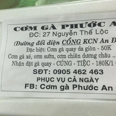 Tổng hợp- Quán Ăn Cơm Gà Phước An
