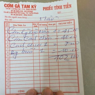 Tổng hợp- Quán Ăn Cơm Gà Tam Kỳ Hồng Nga - Phan Xích Long