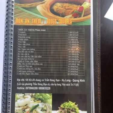 Thực đơn- Cơm Niêu & Trà Việt