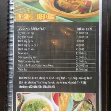 Thực đơn- Cơm Niêu & Trà Việt
