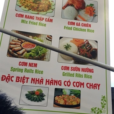 Thực đơn- Quán Ăn Cơm Ngon - Vietnamese Food