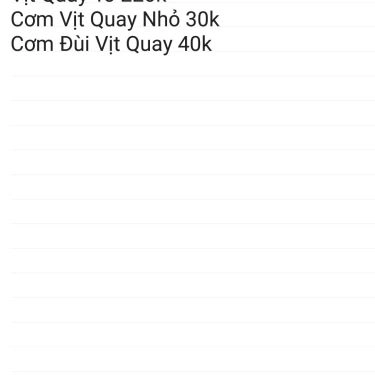 Tổng hợp- Quán Ăn Cơm Ngon - Vịt Quay Lạng Sơn