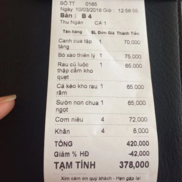 Tổng hợp- Quán Ăn Cơm Niêu Thím Ba