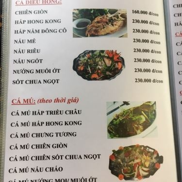 Thực đơn- Nhà Hàng Cơm Niêu Hoa Sữa