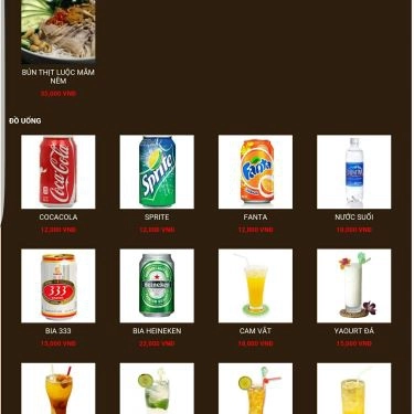 Thực đơn- Quán Ăn Cơm Niêu Singapore - Hoàng Hoa Thám