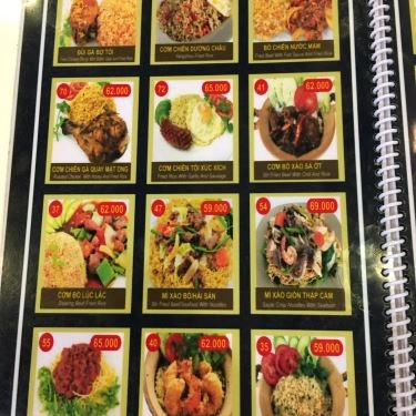 Thực đơn- Quán Ăn Cơm Niêu Thanh Dung - Vincom Quang Trung