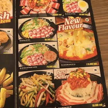 Thực đơn- Quán Ăn Hotto - Món Ngon Trên Đĩa Nóng - Vincom Phạm Ngọc Thạch