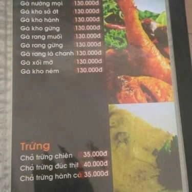 Thực đơn- Quán Ăn Cơm Ông Chủ - Cơm Văn Phòng & Cơm Gia Đình