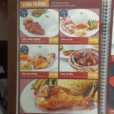 Thực đơn- Quán Ăn Cơm Sườn Đào Duy Từ - Nguyễn Thị Định