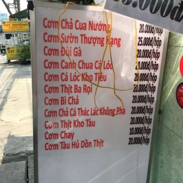 Thực đơn- Quán Ăn Cơm Sườn Thủy Tiên