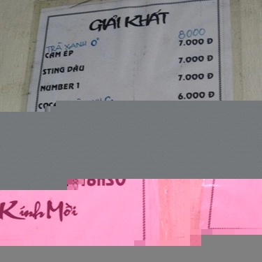 Thực đơn- Quán Ăn Cơm Tấm Bình Dân - Hồ Bá Kiện