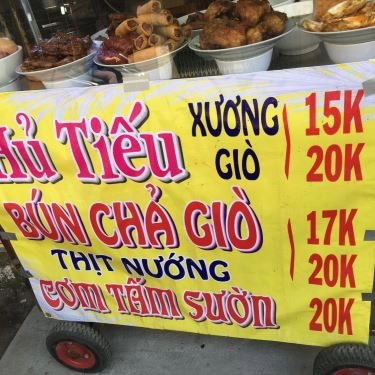 Thực đơn- Quán Ăn Cơm Tấm & Bún Bò - Xóm Chiếu