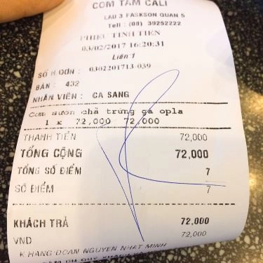 Tổng hợp- Quán Ăn Cơm Tấm Cali 13 - Parkson Hùng Vương