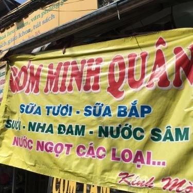 Thực đơn- Quán Ăn Cơm Tấm Minh Quân