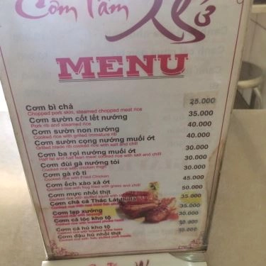 Thực đơn- Quán Ăn Cơm Tấm Nhớ - Hoàng Diệu