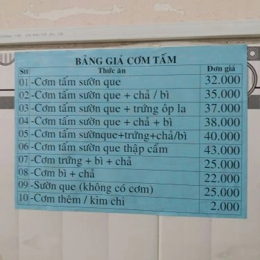 Tổng hợp- Quán Ăn Cơm Tấm Sườn Que - Ngô Gia Tự
