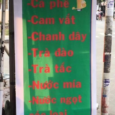 Thực đơn- Quán Ăn Cơm Tấm Thảo