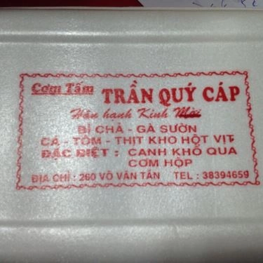 Tổng hợp- Quán Ăn Cơm Tấm Trần Quý Cáp