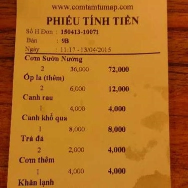 Tổng hợp- Quán Ăn Cơm Tấm Tú Mập - Đồng Đen