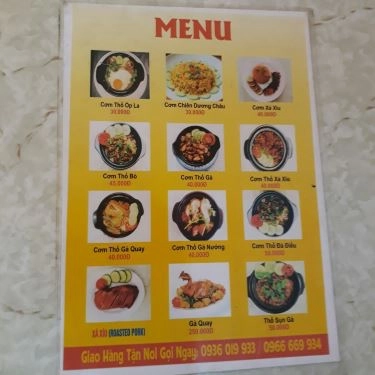 Tổng hợp- Quán Ăn Cơm Thố Anh Nguyễn
