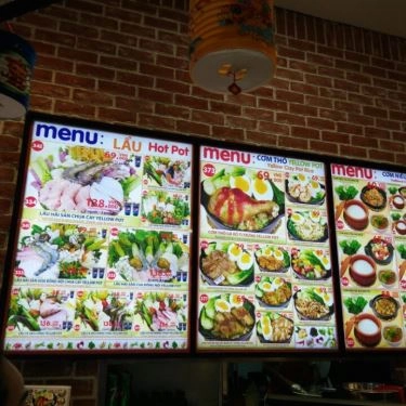 Thực đơn- Quán Ăn Cơm Thố Yellow Pot - Lotte Mart Nha Trang