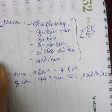 Tổng hợp- Quán Ăn Cơm Trưa Văn Phòng - Trần Não