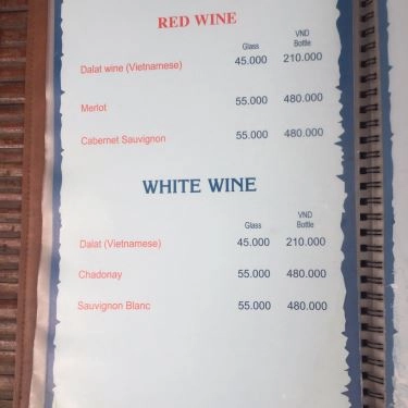 Thực đơn- Quán Ăn Countryside Cafe & Restaurant