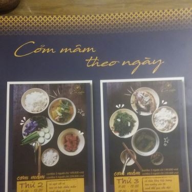 Thực đơn- Nhà Hàng Củ Nén - Ẩm Thực Miền Trung