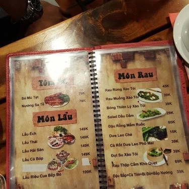 Thực đơn- Cục Gạch Quán - Quán Ăn Gia Đình