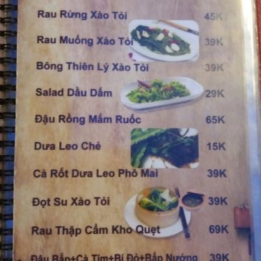 Thực đơn- Cục Gạch Quán - Quán Ăn Gia Đình