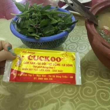 Tổng hợp- Quán Ăn Cuckoo - Cơm Tám, Gà Đồi & Cá Sông