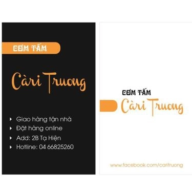 Tổng hợp- Nhà Hàng Cơm Tấm Càri Trương - Tạ Hiện