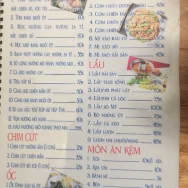 Thực đơn- Quán Ăn Cutestyle - Nướng Cay - Ăn Vặt & Trà Sữa