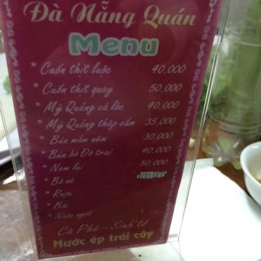 Thực đơn- Quán Ăn Bánh Tráng Cuốn Thịt Heo - Trung Hòa