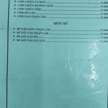 Thực đơn- Quán Ăn Đặc Sản Miền Tây - Bún Mắm & Lẩu Mắm