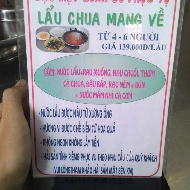 Thực đơn- Quán Ăn Đất Phan - Đặc Sản Phan Thiết