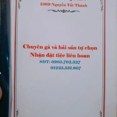 Thực đơn- Quán Ăn Đại Hỷ Quán - Gà & Hải Sản Tự Chọn