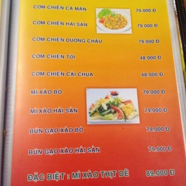Thực đơn- Quán Ăn Dê 27 - Phố Nướng