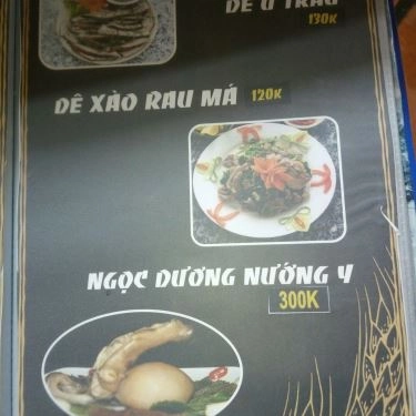 Thực đơn- Quán Ăn Dê Đệ Nhất