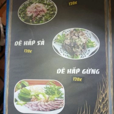 Thực đơn- Quán Ăn Dê Đệ Nhất