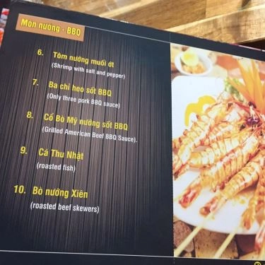 Thực đơn- Nhà Hàng Đệ Nhất BBQ - Buffet